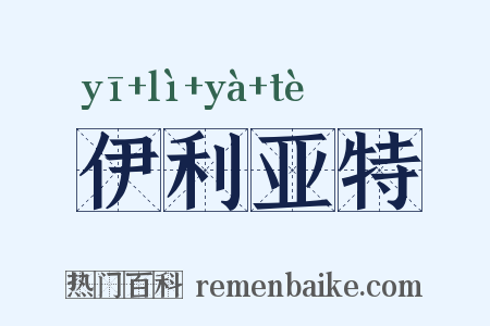 伊利亚特是什么意思的图片